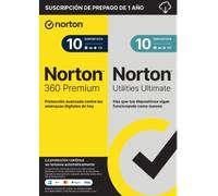 Norton 360 Premium con Norton Utilities Ultimate 2026 | 10 Dispositivos | 1 Año