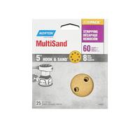 Norton 49224 8-Hole 60 Grit Hook and Loop Sanding Disc, 5-Inch, 25-Pack by Norton Co.