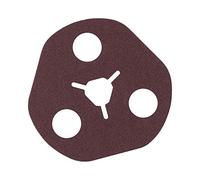 Norton Avos - Lote de discos de fibra (3 unidades, corindón, diámetro: 115 mm, grano 80)