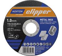 Norton Disco de corte de metal Inox A60S-115 x 1,0 x 22,23 mm
