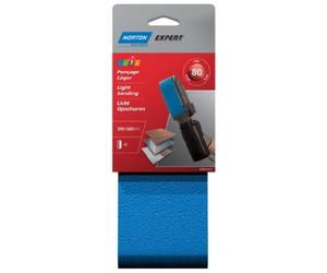 Norton Expert - Juego de 2 hojas de lija (100 x 560, grano 80)