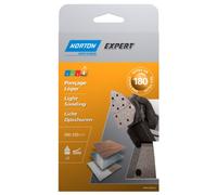Norton Expert - Juego de 5 hojas de lija perforadas (autoadhesivas, 102 x 152 mm, grano 180)