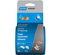 Norton Expert Norgrip - Rollo de papel de lija (93 mm x 5 m, grano 40)