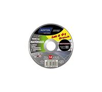 Norton - Lote de discos de corte (3 + 1 unidades, 115 x 1,6 x 22,2 mm)