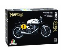 Italeri 4602-1:9 Norton Manx 500cc 1951 Motocicleta, El Reloj Es Parte del Producto
