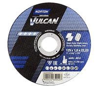 Norton Vulcan - Discos de corte (115 mm, 4,5 pulgadas), acero inoxidable, metal, 115 x 1,0 x 22,23, 25 unidades)