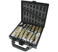 NORTOOLS 99 piezas HSS Juego de brocas recubiertas de titanio DIN338