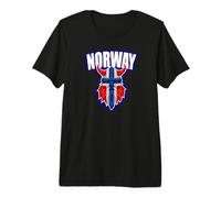 Noruega 2026 Aficionados Fiordos Noruegos Vacaciones Deportes Viajes Camiseta Premium