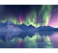 Noruega Aurora-2 Puzzle de 5000 Piezas, Juego de Mesa Familiar de Madera - Rompecabezas Adultos para Toda La Familia, Rompecabezas Educativo DIY y Antiestrés - Regalo de Mujer, 156 x 105 cm f0-812