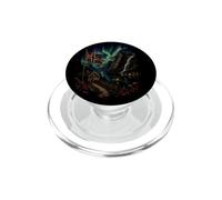 Noruega Aurora Boreal Fiordos Paisaje Noruego Hombres Mujeres PopSockets PopGrip para MagSafe