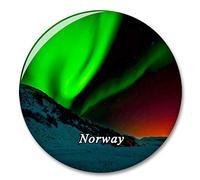 Noruega Aurora Boreal Imán de Nevera, imánes Decorativo, abridor de Botellas, Ciudad turística, Viaje, colección de Recuerdos, Regalo, Pegatina Fuerte para Nevera