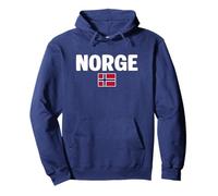 Noruega Bandera Noruega Sudadera con Capucha