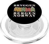 Noruega Bergen Bryggen Arquitectura Noruega Oslo Retro PopSockets PopGrip para MagSafe