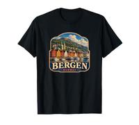 Noruega Bergen Souvenir Bergen Camiseta