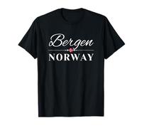 Noruega Bergen Souvenir Bergen Camiseta