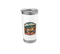 Noruega Bergen Souvenir Bergen Vaso térmico de acero inoxidable de doble pared
