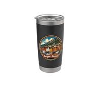 Noruega Bergen Souvenir Bergen Vaso térmico de acero inoxidable de doble pared