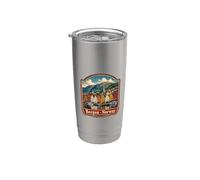 Noruega Bergen Souvenir Bergen Vaso térmico de acero inoxidable de doble pared