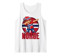 Noruega Dabbing Boy Bandera Noruega Camiseta sin Mangas