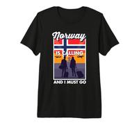 Noruega está Llamando y Debo IR de Viaje por Noruega Camiseta Premium