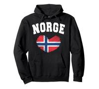 Noruega Norge NORGA Europa Deporte Mujeres Hombres NIÑOS Sudadera con Capucha