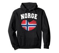 Noruega Norge NORGA Europa Deporte Mujeres Hombres NIÑOS Sudadera con Capucha