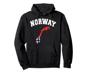 Noruega Norge NORGA Europa Deporte Mujeres Hombres NIÑOS Sudadera con Capucha
