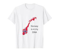 Noruega Norwegian is in my DNA Travel Gift Idea Cumpleaños Camiseta