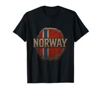Noruega Orgullo Norse Ship Noruego Vela Escandinavia Norge Camiseta