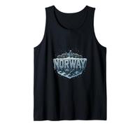 Noruega Orgullo Norse Ship Noruego Vela Escandinavia Norge Camiseta sin Mangas