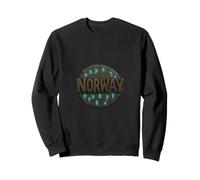 Noruega Orgullo Norse Ship Noruego Vela Escandinavia Norge Sudadera