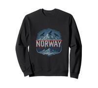 Noruega Orgullo Norse Ship Noruego Vela Escandinavia Norge Sudadera