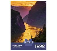 Noruega Puzzle 1000 Piezas Cartón Puzzle Grande Adulto Relajarse Fiordos noruegos Educa Regalo 70x50cm/1000pcs