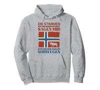 Noruega Regalos Bandera del Cabo Norte Alce Die Voces In Sudadera con Capucha
