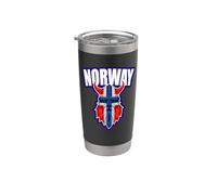Noruega Souvenirs 2026 Fans Norwegian Fjords Cruise Vacaciones Vaso térmico de acero inoxidable de doble pared