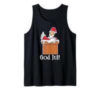 Noruego Sueco Feliz Navidad/God Jul Camiseta sin Mangas