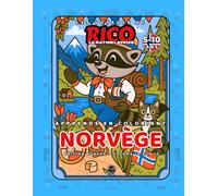 Norvège - Livre de coloriage éducatif pour enfants (5-10 ans) | Les Voyages de Rico le Raton Laveur - Volume 10