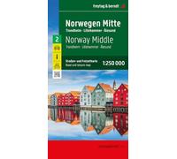 Norvegia centro 1:250.000 2026: Trondheim - Lillehammer - Alesund: AK 0656 (F&B Wegenkaarten)