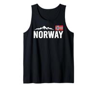 Norway Flag, Outdoor Travel, Ice Hockey Team Mountain Camiseta sin Mangas
