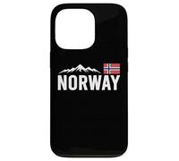 Norway Flag, Outdoor Travel, Ice Hockey Team Mountain Carcasa para iPhone 13 Pro