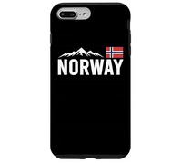 Norway Flag, Outdoor Travel, Ice Hockey Team Mountain Carcasa para iPhone 7 Plus/8 Plus