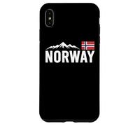Norway Flag, Outdoor Travel, Ice Hockey Team Mountain Carcasa para iPhone XS MAX