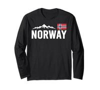 Norway Flag, Outdoor Travel, Ice Hockey Team Mountain Manga Larga