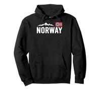 Norway Flag, Outdoor Travel, Ice Hockey Team Mountain Sudadera con Capucha