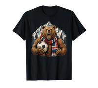 Norway Soccer Bear Norwegian Football Supporter Camiseta