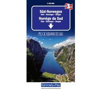 Norway South - Oslo/Stavanger/Bergen (1): Mit Oslo, Stavanger, Bergen inkl. Reiseinformationen (Regional maps - Norway)