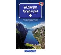 Norway South - Oslo/Stavanger/Bergen: Mit Oslo, Stavanger, Bergen inkl. Reiseinformationen: 1 (Regional maps - Norway)