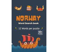 Norway Word Search Book: A Collection of Fjord Landscapes, Nordic Folklore, and Arctic Heritage