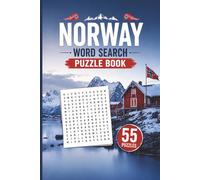 Norway Word Search Puzzle: 55 Puzzles Word Search about Norway and More | 6x9 inches, 110 pages | Gift for Norway, Countries & Traveling Lover