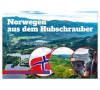 Norwegen aus dem Hubschrauber - Luftaufnahmen und Panorama (Wandkalender 2026 DIN A2 quer), CALVENDO Monatskalender: Norwegenkalender mit ... fotografiert aus dem Hubschrauber!
